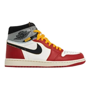 Air Jordan 1 Retro x LA High Top Sneakers - Varsity Red/Black/Grey