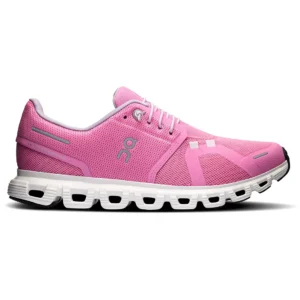 Cloud 6 Running Shoe – Lightweight Everyday Performance Runner - Raspberry/White