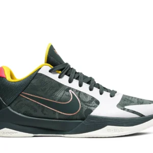 Kobe 5 Protro EYBL Girls - Limited Edition Basketball Sneakers - Green / Black / Gray