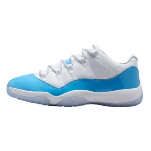 Air Jordan 11 Retro Basketball Sneakers - White/University Blue
