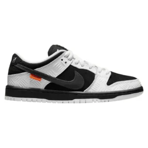 TIGHTBOOTH x Dunk Low SB Low Top Skate Sneakers Model - Black/White