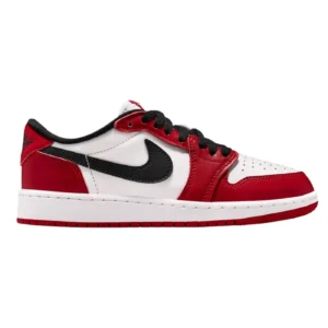 Air Jordan 1 Low OG Chicago Low Top Sneakers - Red/White