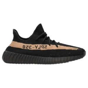 Boost 350 V2 Low Top Lifestyle Running Sneakers - Core Black/Copper