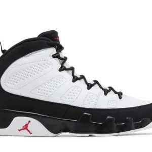 Jordan 9 Retro OG Space Jam - Iconic Retro Basketball Sneakers - White / University Red / Black