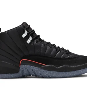 Jordan 12 Retro Utility - Durable Retro Basketball Sneakers - Black