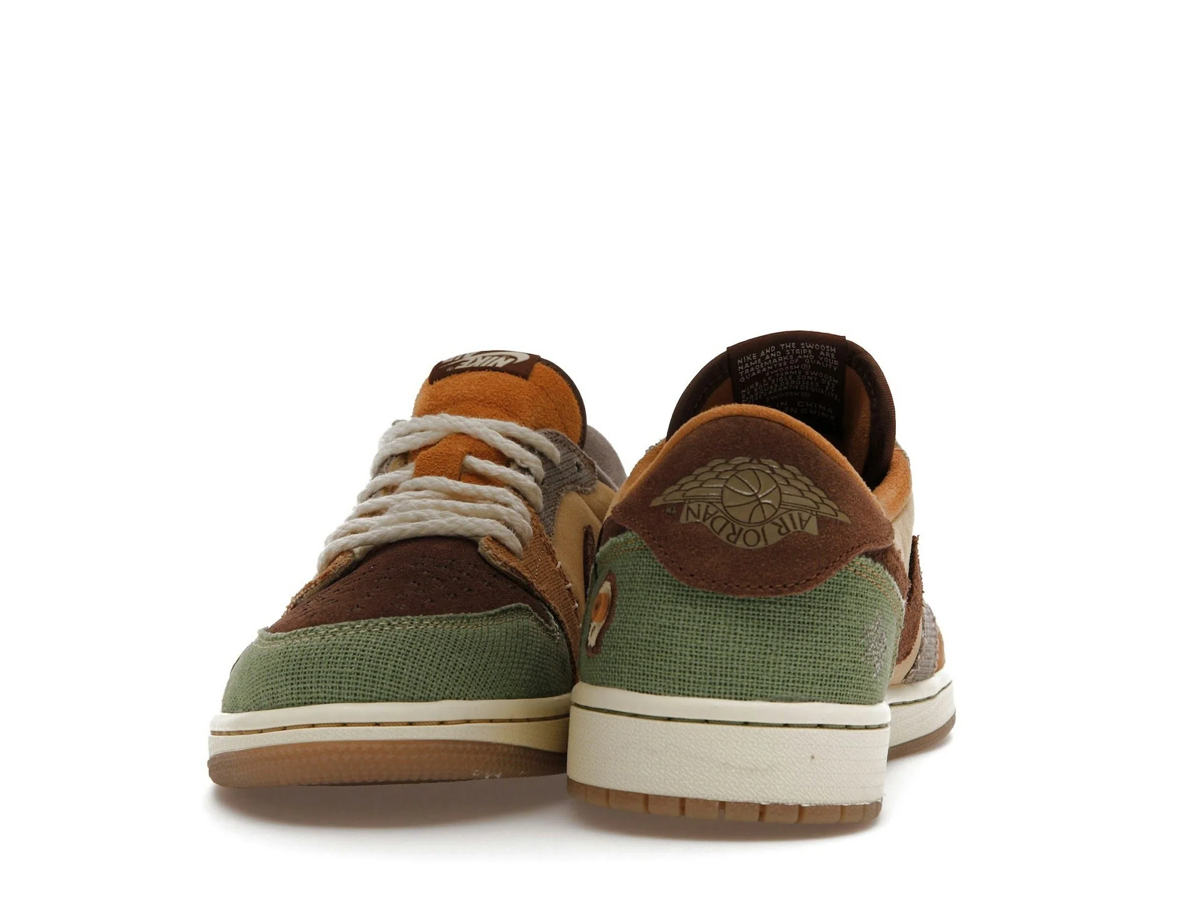 Jordan 1 Retro Low OG Zion Williamson Voodoo - Limited Edition Low Top Sneakers - Brown / Dark Brown / Tan