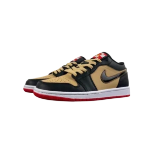 Air Jordan 1 Low “Brown/Black/Red” Sneaker | HQ2016-200 - Brown
