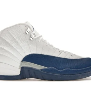 Jordan 12 Retro French Blue - Classic Retro Basketball Sneakers - Blue / White