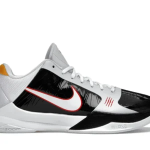 Kobe 5 Protro Bruce Lee Alternate - Limited Edition Basketball Sneakers - White/Black