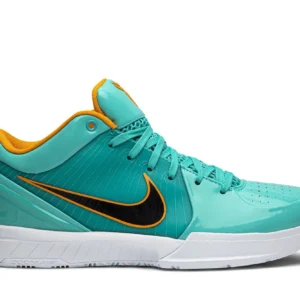 Kobe 4 Protro Undefeated San Antonio Spurs - Limited Edition Basketball Sneakers - Teal