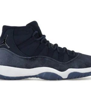 Jordan 11 Retro Midnight Navy – Women’s Edition | Elegant High Top Sneakers - Midnight Navy / Black / Football Grey