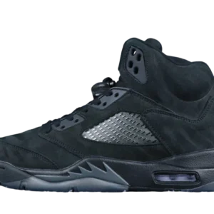Air Jordan 5 Retro SE "Black Cat" - Premium All-Black Heritage High-Top Model - Anthracite/Black