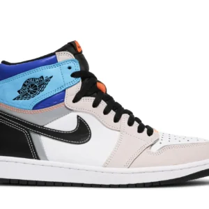 Jordan 1 Retro High OG Prototype - Classic High Top Sneakers - Blue / Black