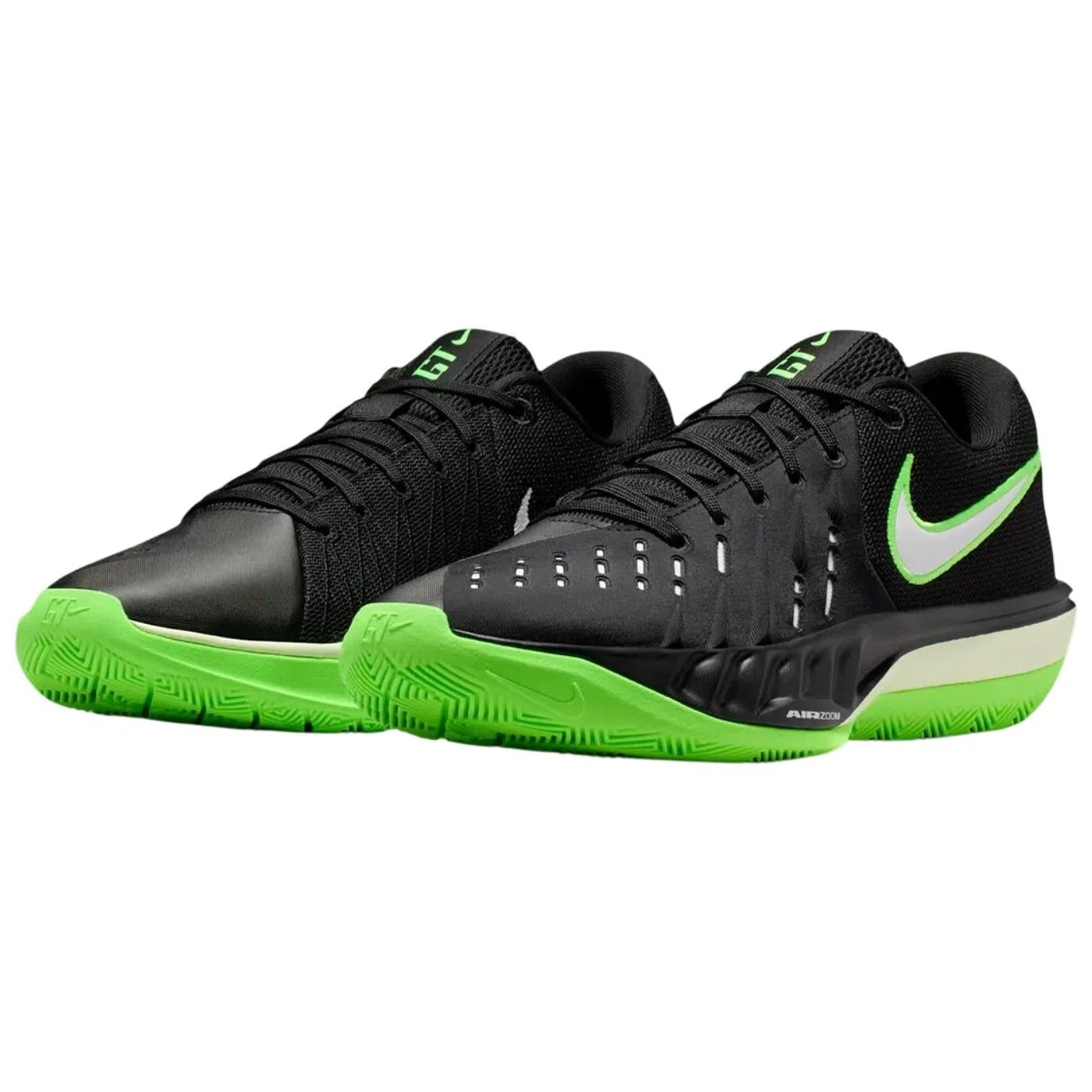 Air Zoom G.T. Cut Academy 2 Lightweight Basketball Sneakers - Black / Voltage Green / Volt Tint