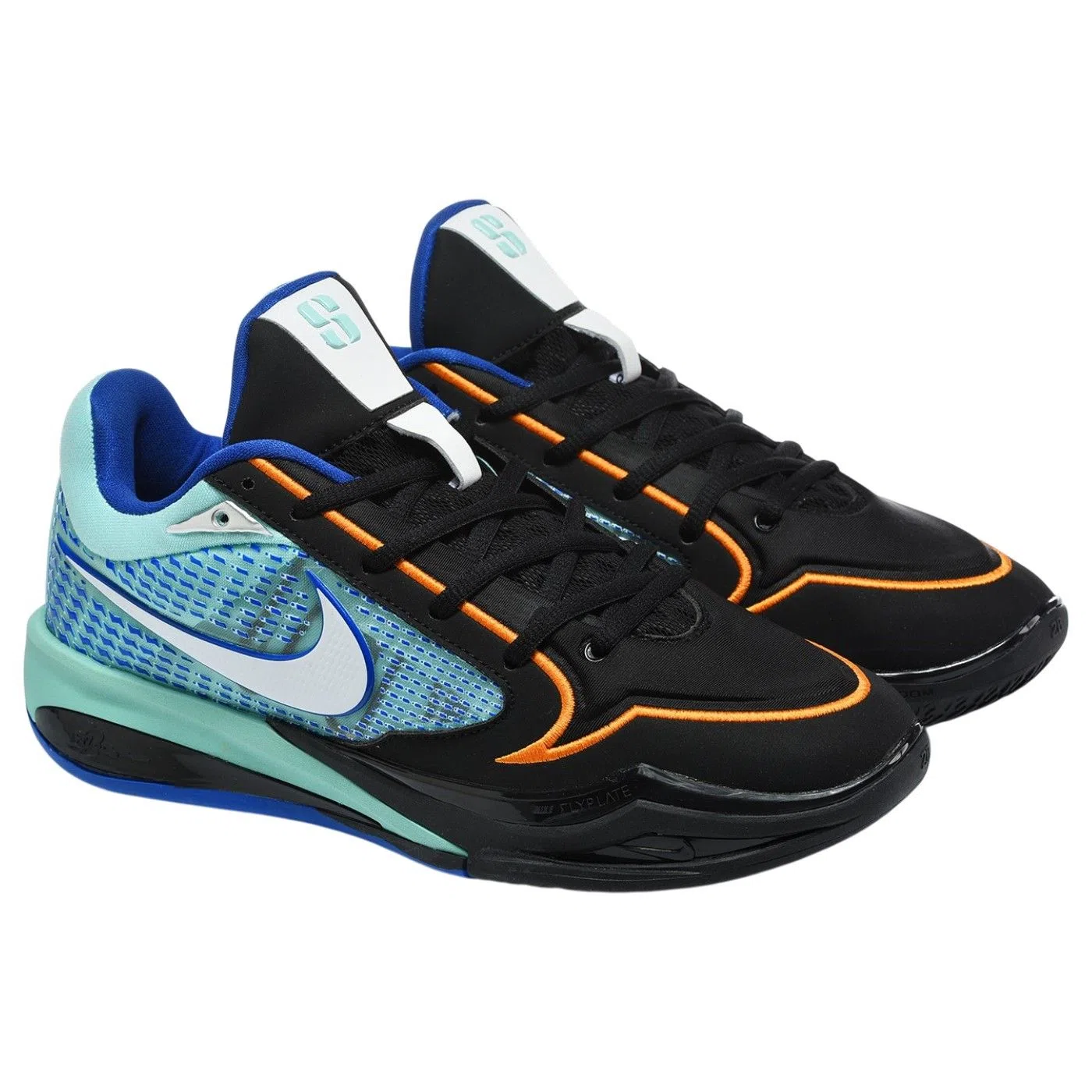 Sabrina 4 Lightweight Basketball Sneakers - Black / Teal / Orange / White