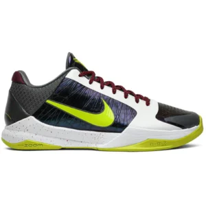 Kobe 5 Protro Chaos - Limited Edition Basketball Sneakers - Black / White / Green Glow