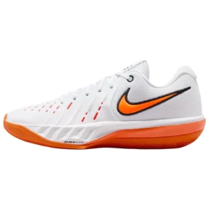 Air Zoom G.T. Cut Academy 2 Lightweight Basketball Sneakers - White / Black / Safety Orange