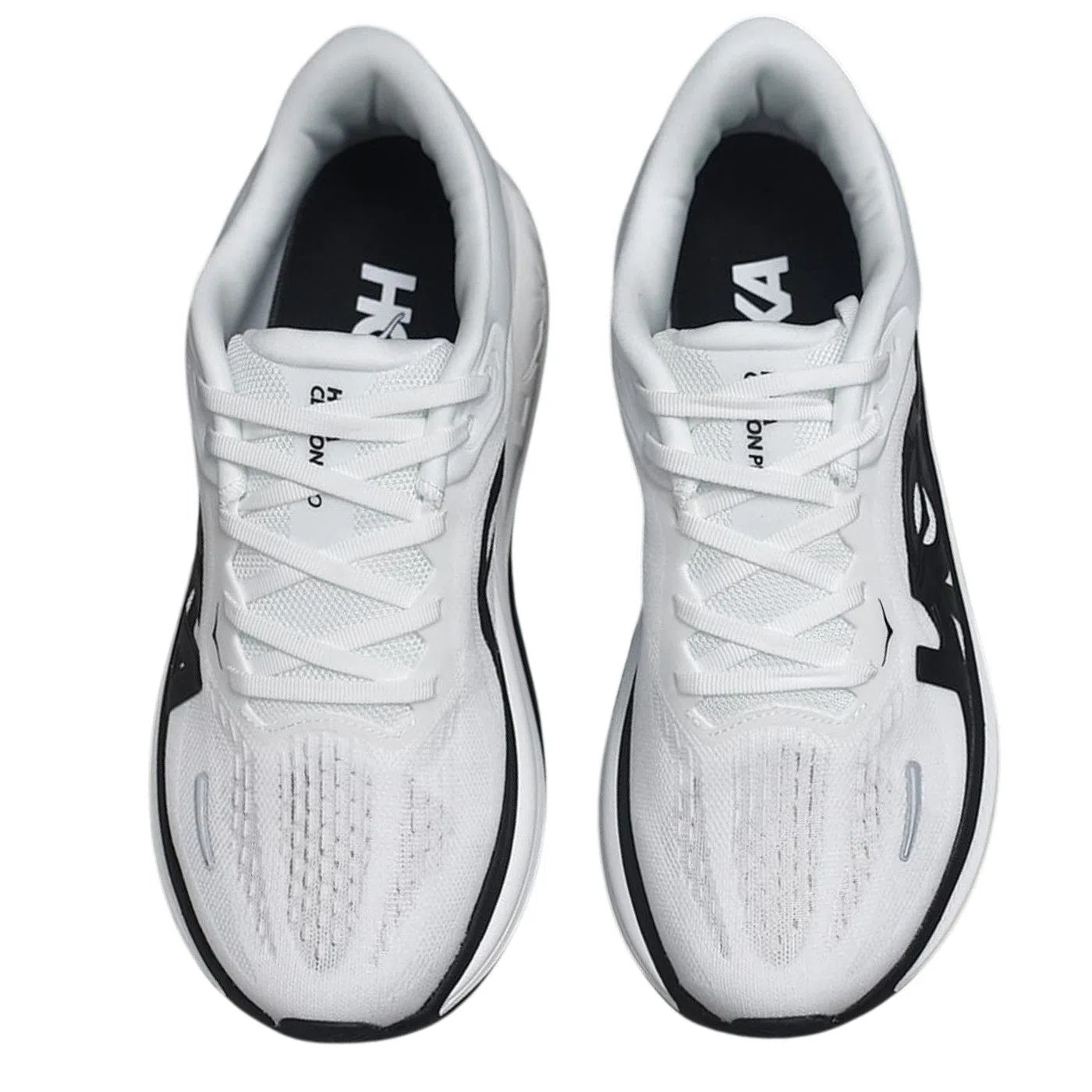 Clifton Pro Lightweight Road Running Shoes - White / Black
