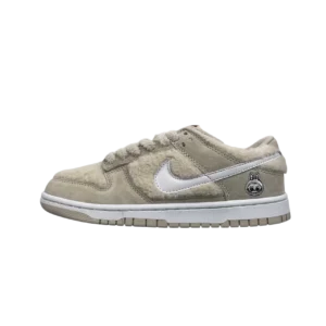 True Label Dunk Low Casual Skate Shoe – Classic Low-Top Lifestyle Sneaker - Light Khaki