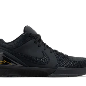 Kobe 4 Protro 'Gift of Mamba' – Men's Basketball Shoes - Black / Metallic Gold