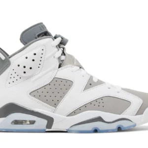 Jordan 6 Retro Cool Grey - Classic Retro Basketball Sneakers - Grey Camo / Dark Grey / White