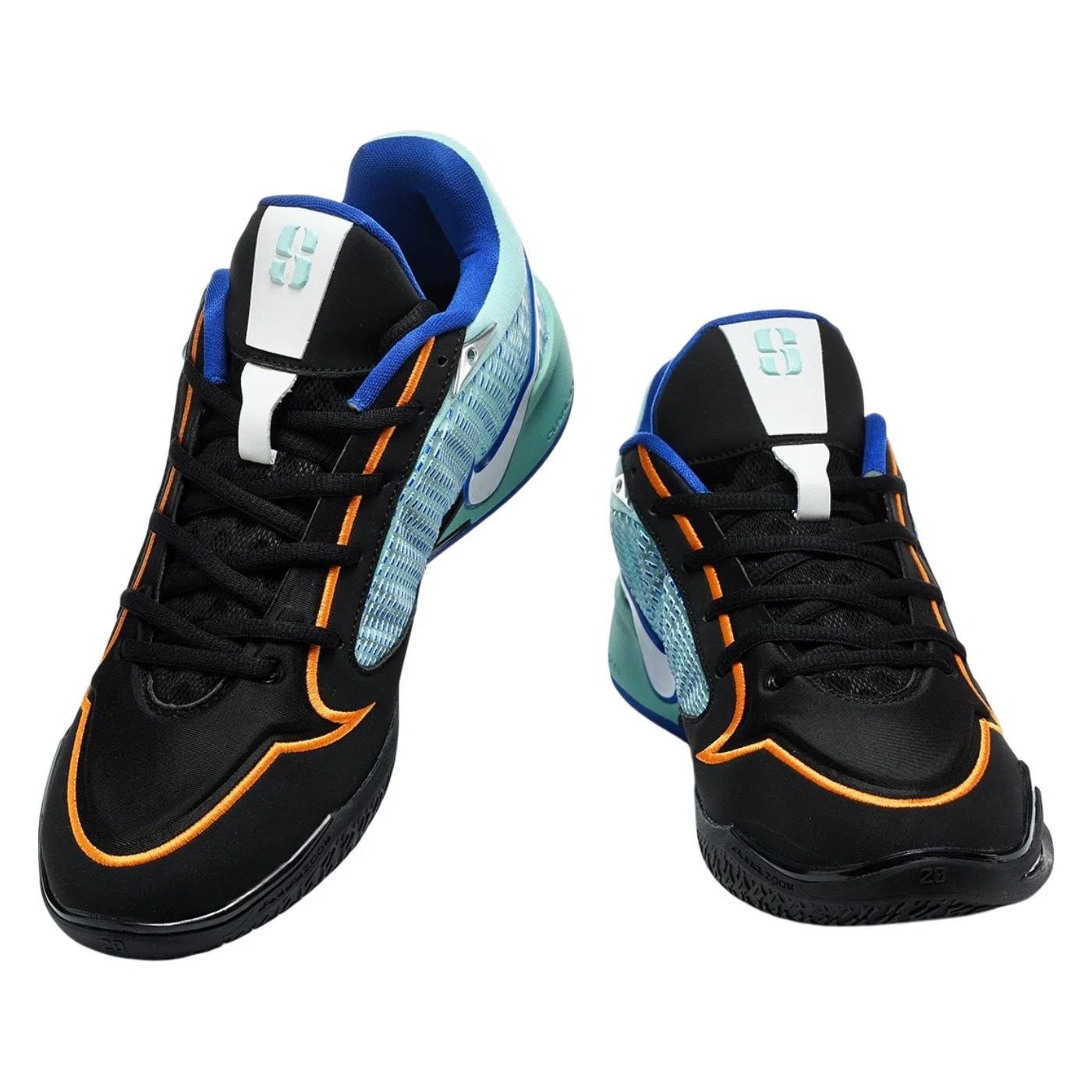 Sabrina 4 Lightweight Basketball Sneakers - Black / Teal / Orange / White
