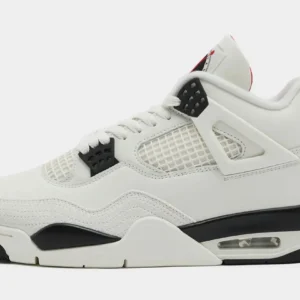Air Jordan 4 Retro "Flight Club" - Classic Heritage Mid-Top Performance Model - Sail/Black