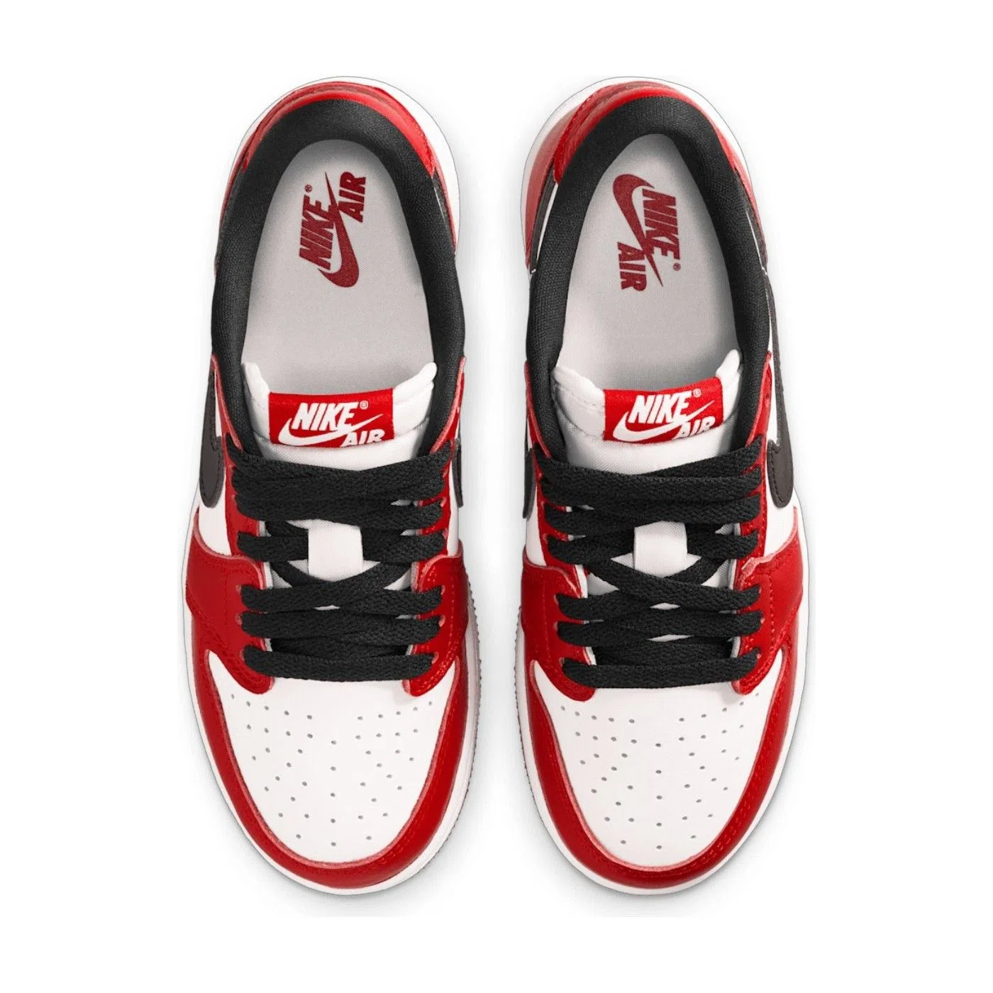 Air Jordan 1 Low OG Chicago Low Top Sneakers - Red/White