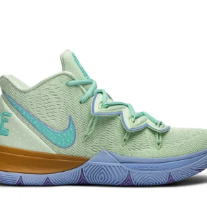 Kyrie 5 Spongebob Squidward - Limited Edition Basketball Sneakers - Teal / Aqua / Black