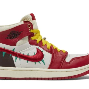 Air Jordan 1 High Zoom CMFT 2 Teyana Taylor "A Rose From Harlem" Women's Sneakers - Burgundy / Rose Pink / Cream / Black