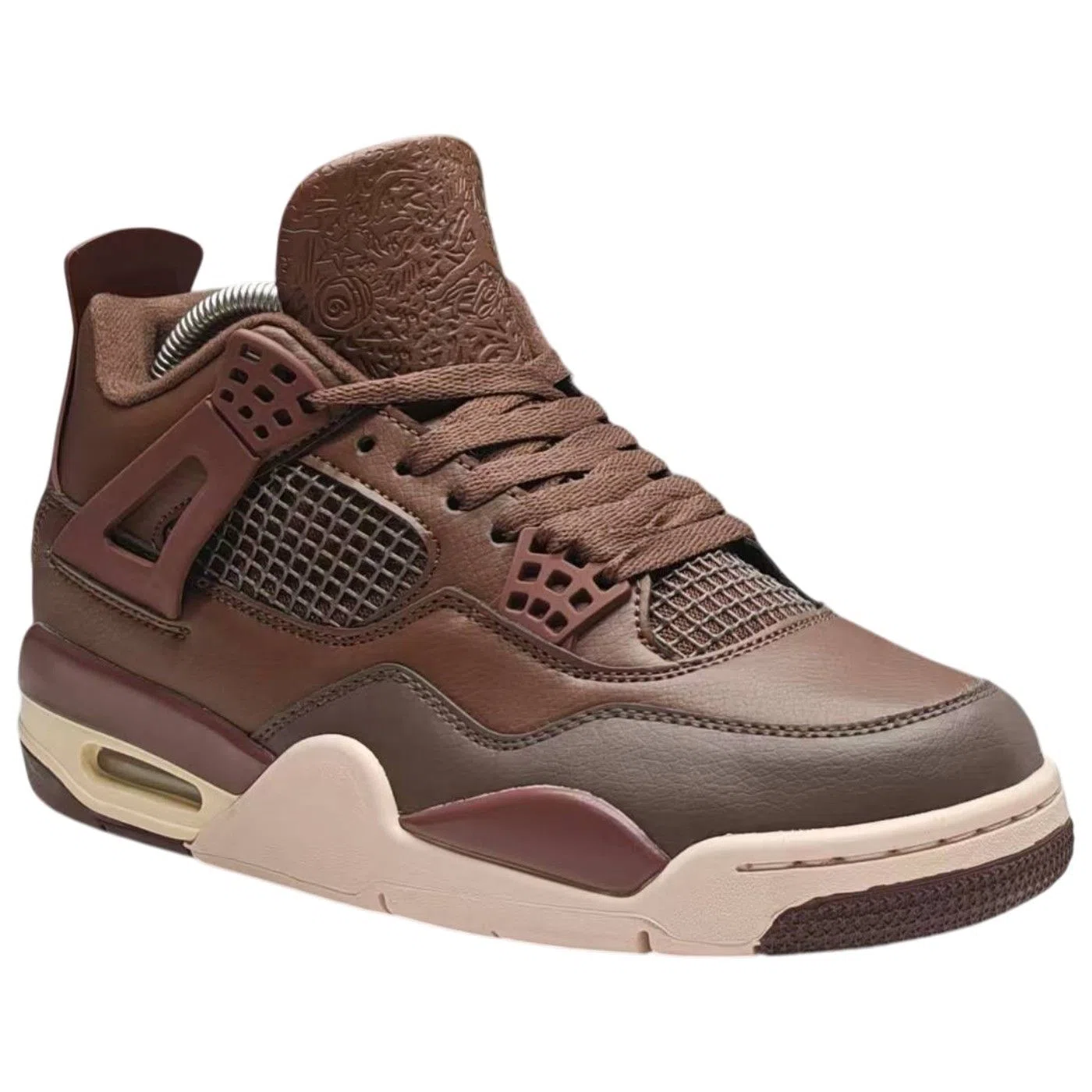 Air Jordan 4 Bin 23 IQ5497-200 Mid Top Sneakers Model - Fauna Brown/Muslin