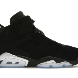 Air Jordan 6 Retro Mid Top Basketball Sneakers - Black