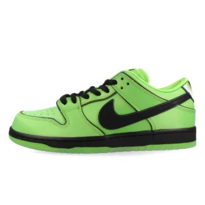 Powerpuff Girls × SB Dunk Low Pro – Limited Edition Skate Sneaker - Green