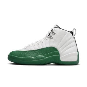 Air Jordan 12 Retro "Bucks" - Premium Heritage High-Top Performance Model - Summit White/Gorge Green